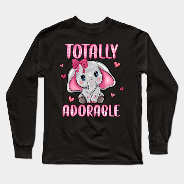 Totally Adorable Long Sleeve T-Shirt by Zackendri